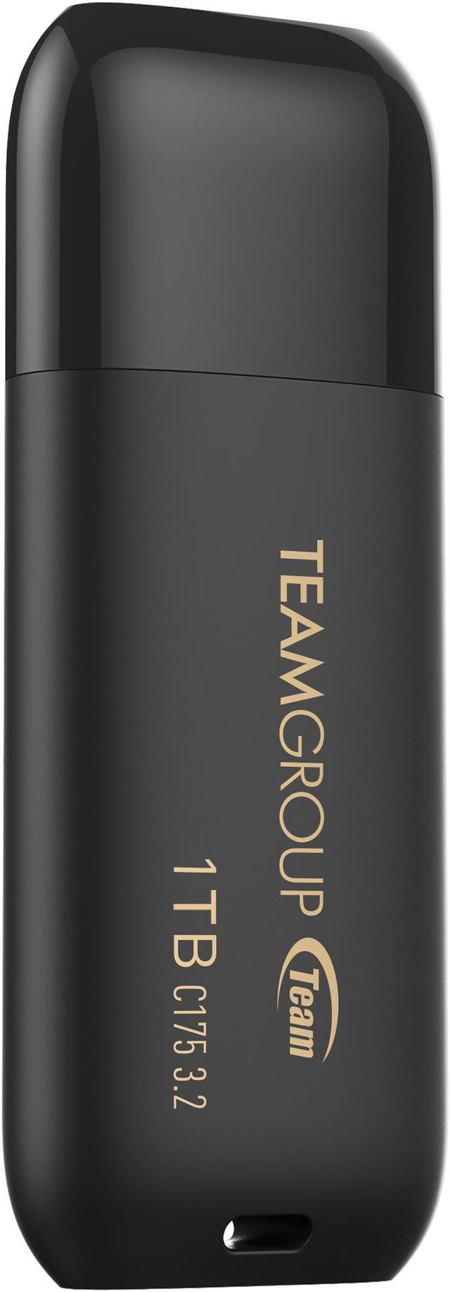 Alt view image 4 of 4 - TEAMGROUP C175 1TB USB 3.2 Gen 1 Flash Drive Rounded Streamlined Unibody Design Black Pearl Seamless Construction Matte and Glossy Finish, Speed Up to 100MB/s (TC17531TBB01)