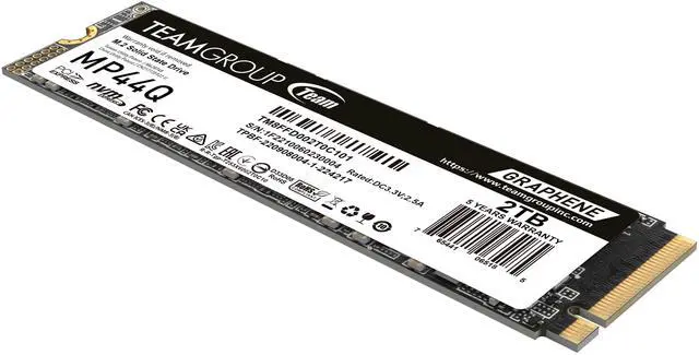 Alt view image 2 of 4 - TEAMGROUP MP44Q 2TB PCIe Gen4 x4 M.2 2280 SSD Laptop & Desktop & NUC & NAS compatible, Speed up to 7400MB/s (TM8FFD002T0C101)