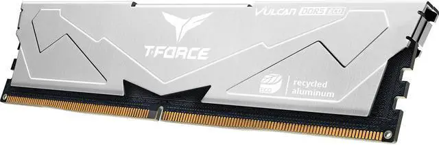 Alt view image 3 of 5 - Team T-Force Vulcan ECO 32GB (2 x 16GB) 288-Pin PC RAM DDR5 6000 (PC5 48000) Desktop Memory Model FLESD532G6000HC30DC01