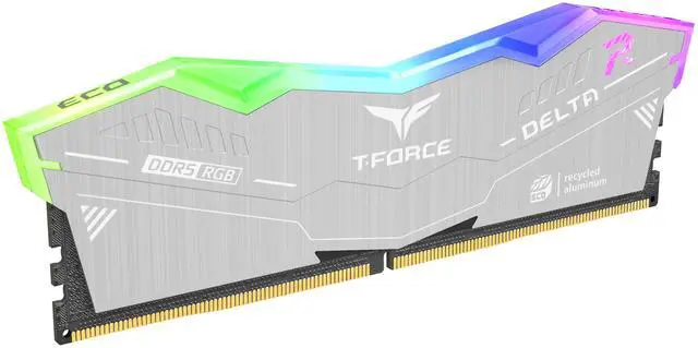 Alt view image 3 of 3 - Team T-Force Delta ECO 32GB (2 x 16GB) 288-Pin PC RAM DDR5 6400 (PC5 51200) Desktop Memory Model FF2D532G6400HC38GDC01