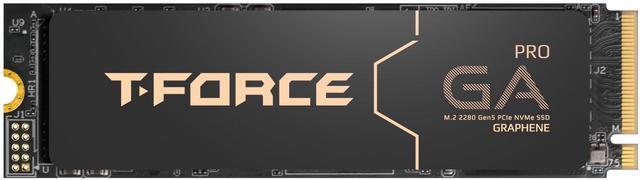 Main image of Team Group T-FORCE GA PRO M.2 2280 1TB PCIe Gen5.0x4 with DRAM CACHE with NVMe 3D NAND Internal Solid State Drive (SSD) TM8FFJ001T0C129