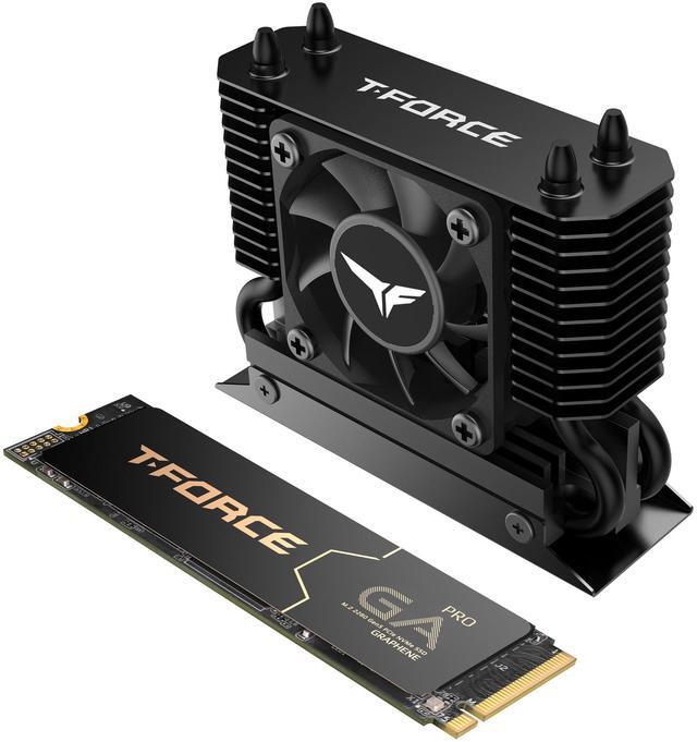 Alt view image 2 of 4 - Team Group T-FORCE GA PRO M.2 2280 8TB PCIe Gen5.0x4 with NVMe DRAM CACHE 3D NAND Internal Solid State Drive (SSD) with AirFlow 1 TM8FGL008TTC133