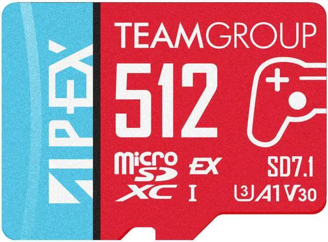 Main image of Team Group microSD Express Card – 512GB for Nintendo Switch 2, Steam Deck, and ROG Ally (TAPMSDE512GIV30A102)