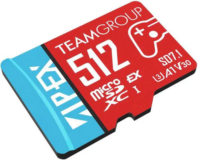 Alt view image 2 of 3 - Team Group microSD Express Card – 512GB for Nintendo Switch 2, Steam Deck, and ROG Ally (TAPMSDE512GIV30A102)