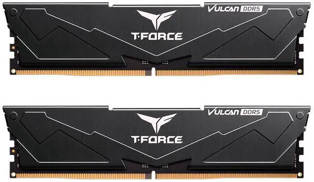 Main image of Team T-Force Vulcan 32GB (2 x 16GB) DDR5 6000 (PC5 48000) Desktop Memory Model FLBD532G6000HC30DC01