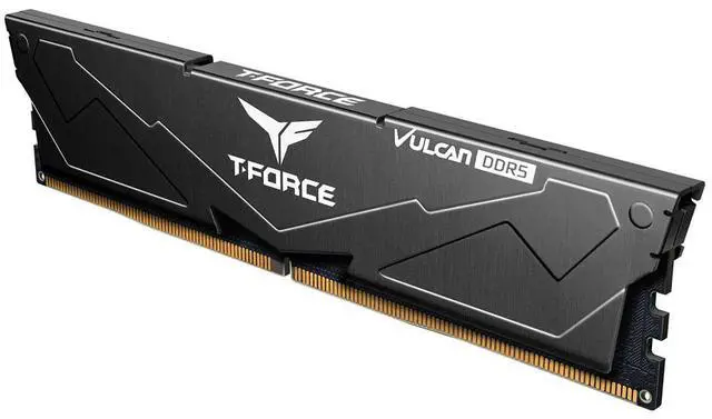 Alt view image 2 of 4 - Team T-Force Vulcan 32GB (2 x 16GB) DDR5 6000 (PC5 48000) Desktop Memory Model FLBD532G6000HC30DC01