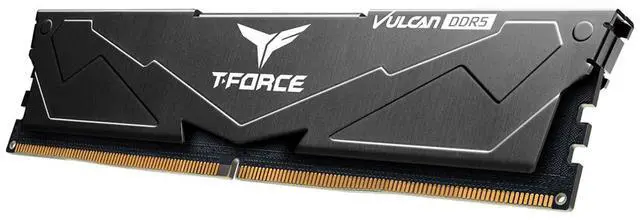 Alt view image 4 of 4 - Team T-Force Vulcan 32GB (2 x 16GB) DDR5 6000 (PC5 48000) Desktop Memory Model FLBD532G6000HC30DC01