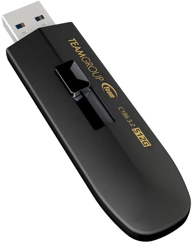 Alt view image 2 of 4 - Team Group 512GB C186 USB 3.2 Gen 1 Flash Drive (TC1863512GB01)