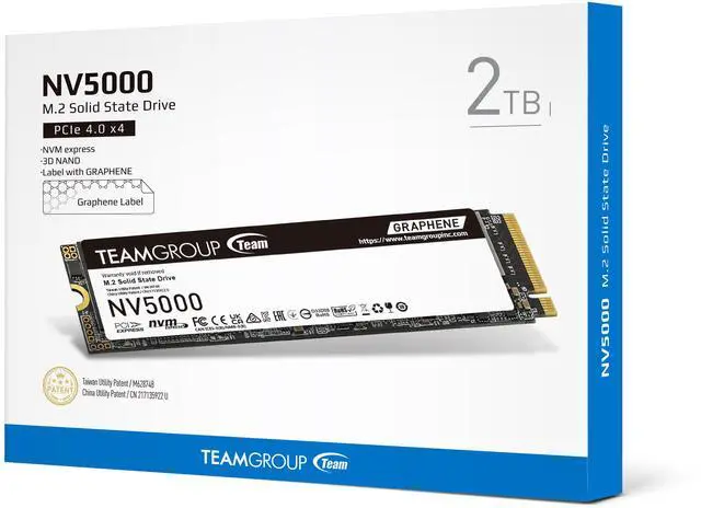 Alt view image 4 of 4 - Team Group NV5000 M.2 2280 2TB PCIe 4.0 x4 with NVMe Internal Solid State Drive (SSD) TM8FGM002T0C101