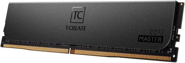 Alt view image 2 of 6 - Team T-Create Master 96GB (4 x 24GB) ECC Registered DDR5 6400 (PC5 51200) Server Memory Model MASTER DDR5 WORKSTATION MEMORY BLACK