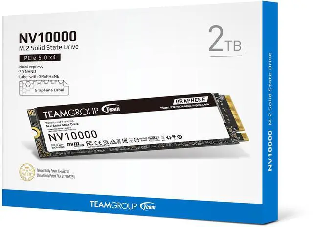 Alt view image 4 of 4 - TEAMGROUP NV10000 2TB Gen4 PCIe 2280 NVMe Internal SSD-TM8FGP002T0C101