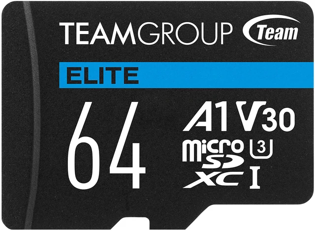 Alt view image 2 of 5 - Team 10 Pack Elite 64GB microSDXC A1 Card Model TEAUSDX64GIV30A103