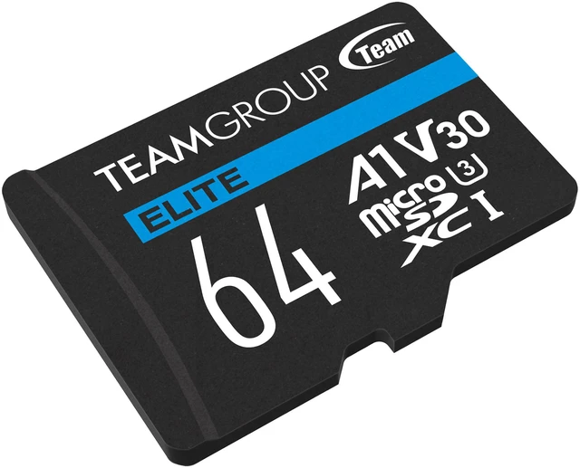 Alt view image 3 of 5 - Team 10 Pack Elite 64GB microSDXC A1 Card Model TEAUSDX64GIV30A103