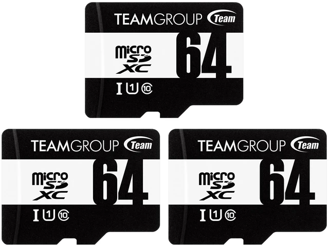 Main image of Team 64GB microSDXC Memory Card with Adapter Model TUSDX64GCL10U76