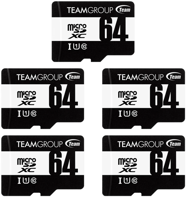 Main image of Team 64GB microSDXC Memory Card with Adapter Model TUSDX64GCL10U77