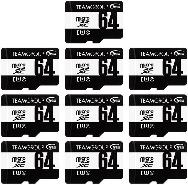 Main image of Team 64GB microSDXC Memory Card with Adapter Model TUSDX64GCL10U78