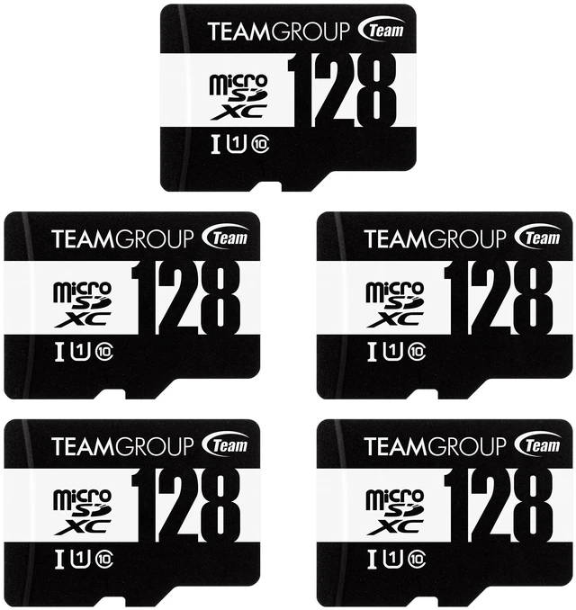 Main image of Team 128GB microSDXC Memory Card with Adapter Model TUSDX128GCL10U77