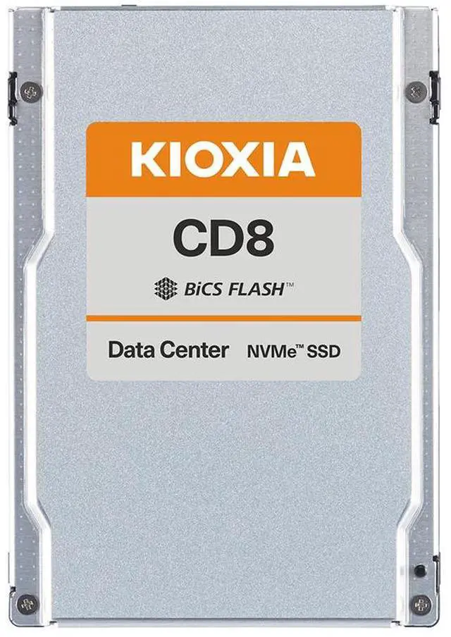 Main image of Kioxia KCD81RUG15T3 Toshiba KIOXIA CD8-R Series 15.36TB TLC PCI Express 4.0 x4 NVMe Read Intensive (PLP) U.2 2.5-inch