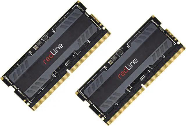 Alt view image 2 of 2 - Mushkin Enhanced Redline 32GB (2 x 16GB) 262-Pin DDR5 SO-DIMM DDR5 5600 (PC5 44800) Laptop Memory Model MRA5S560LKKD16GX2