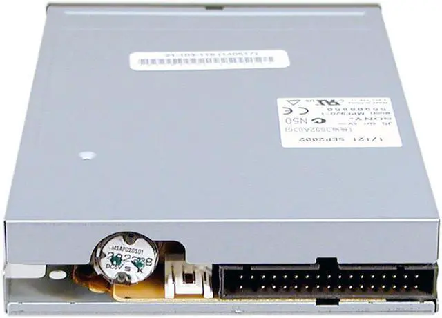 Alt view image 2 of 2 - SONY Black 1.44MB 3.5" Internal Floppy Drive Model MPF920 Black - OEM