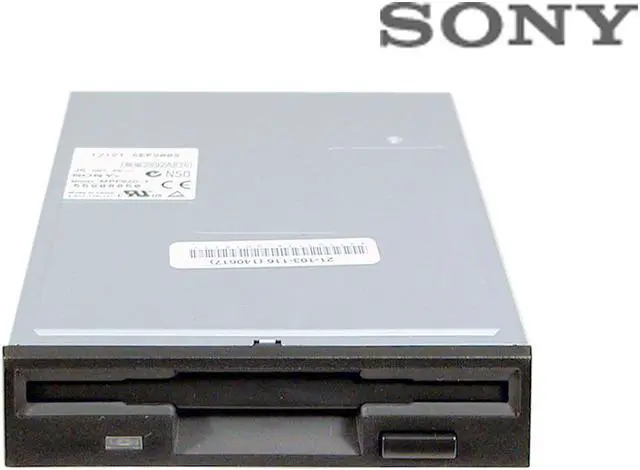 Main image of SONY Black 1.44MB 3.5" Internal Floppy Drive Model MPF920 Black - OEM