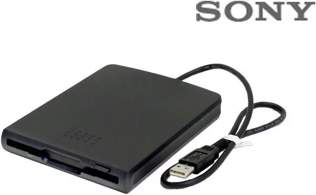 Main image of SONY Black 1.44MB External USB Floppy Drive Model MPF82E-U3/132 - OEM