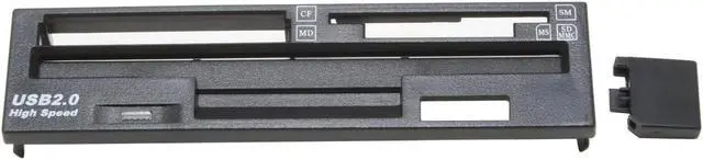 Alt view image 3 of 3 - MITSUMI Beige 2.0MB 3.5" Internal USB 2.0 digital card reader and Floppy Drive ,Black Bezel Replacement Included Model FA404M BG