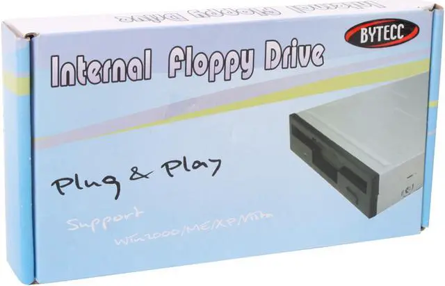 Alt view image 5 of 5 - BYTECC Black 1.44MB Internal Floppy Drive Model BT-145