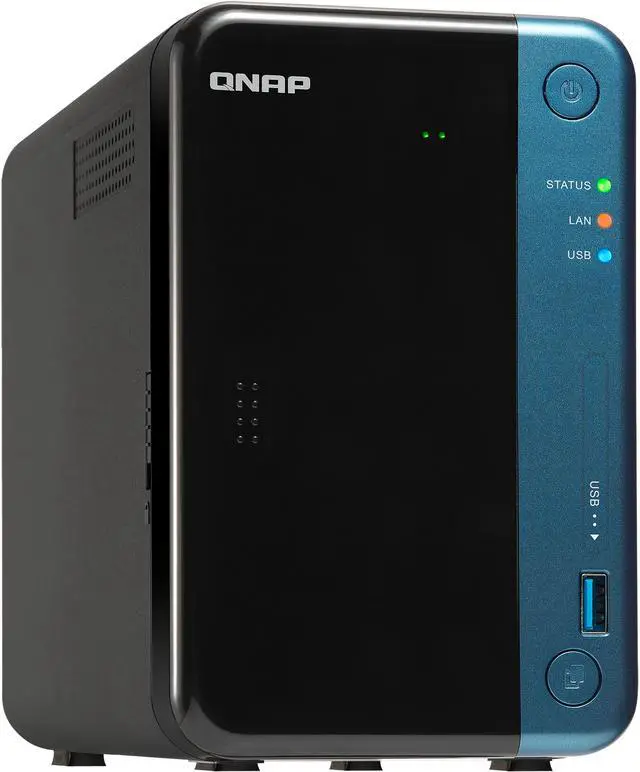 Main image of QNAP TS-253Be-2G-US 2-Bay Professional NAS. Intel Celeron J3455 Quad-core CPU Hardware Encryption