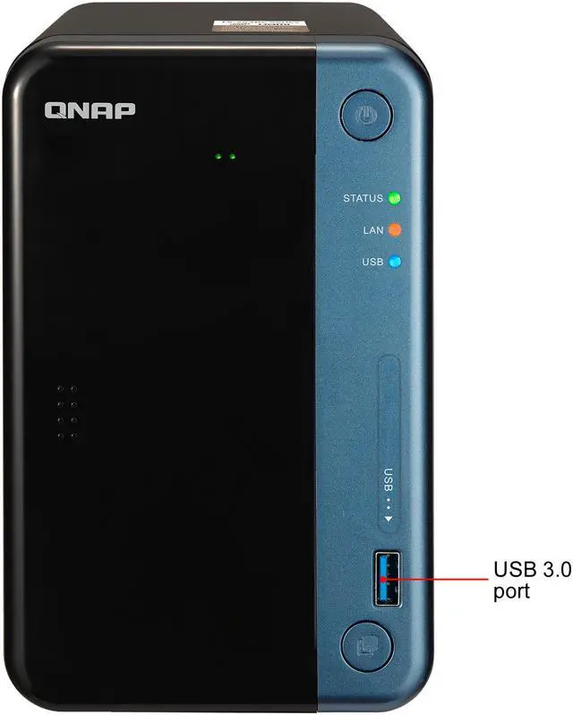 Alt view image 6 of 13 - QNAP TS-253Be-2G-US 2-Bay Professional NAS. Intel Celeron J3455 Quad-core CPU Hardware Encryption