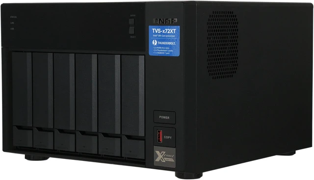 Open Box: QNAP TVS-672XT-i3-8G-US Network Storage - Newegg.com