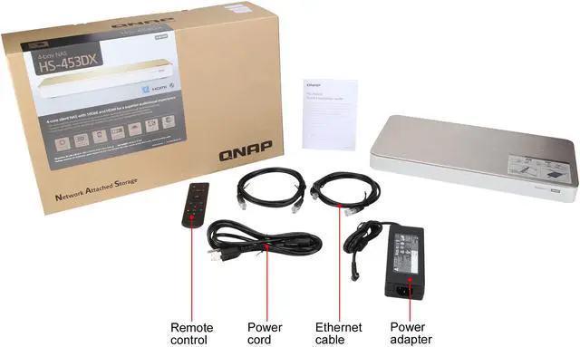 Alt view image 9 of 9 - QNAP HS-453DX-8G-US Diskless System Network Storage