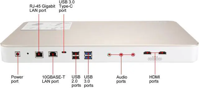 Alt view image 5 of 9 - QNAP HS-453DX-8G-US Diskless System Network Storage