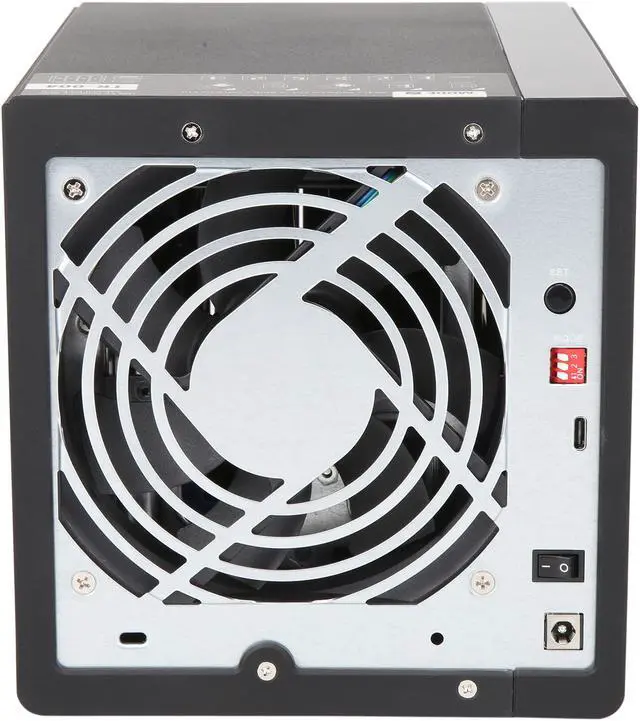 Alt view image 6 of 8 - QNAP TR-004-US 4 Bay Type-C Direct Attached Storage DAS Expansion with Hardware RAID (Diskless)