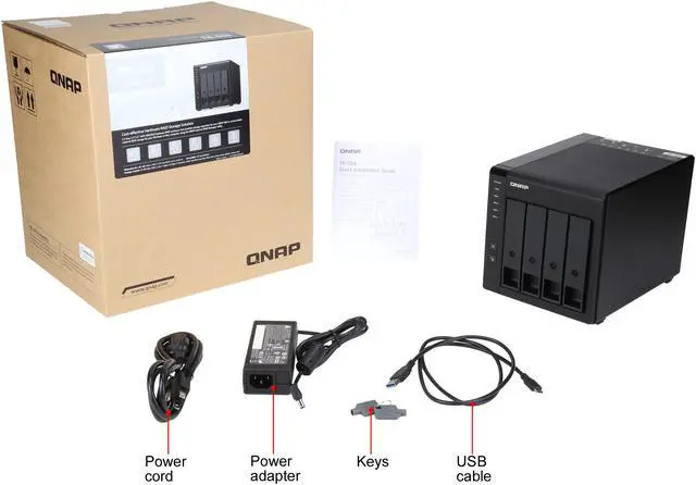 Alt view image 9 of 8 - QNAP TR-004-US 4 Bay Type-C Direct Attached Storage DAS Expansion with Hardware RAID (Diskless)