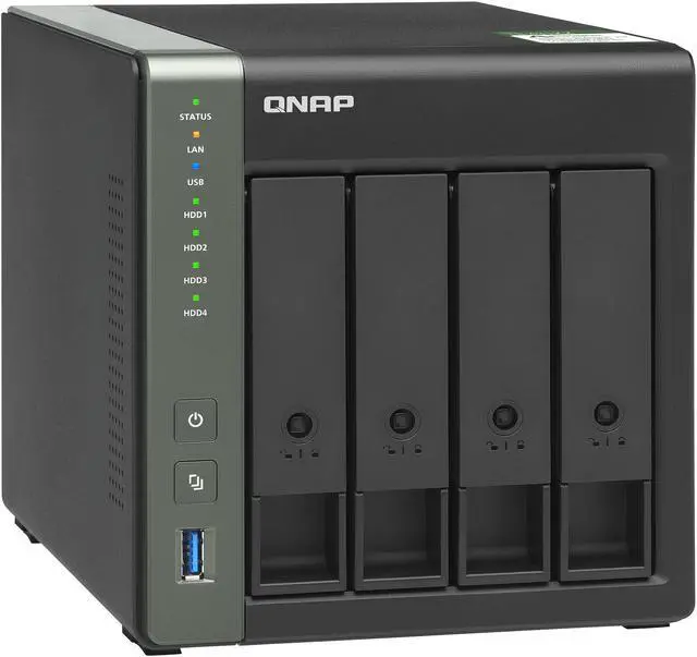 Alt view image 2 of 12 - QNAP TS-431KX-2G-US Diskless System Network Storage