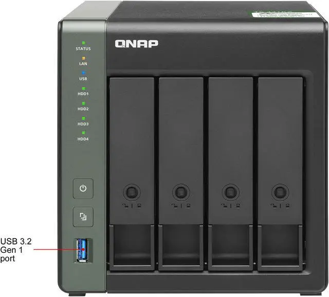 Alt view image 4 of 12 - QNAP TS-431KX-2G-US Diskless System Network Storage