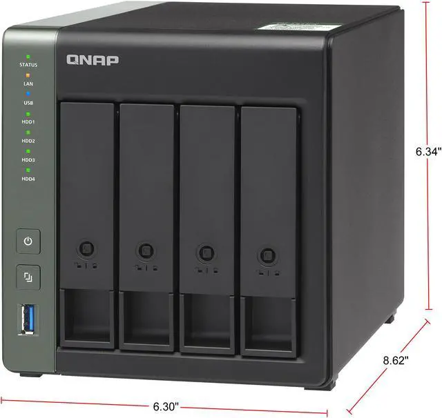 Alt view image 6 of 12 - QNAP TS-431KX-2G-US Diskless System Network Storage