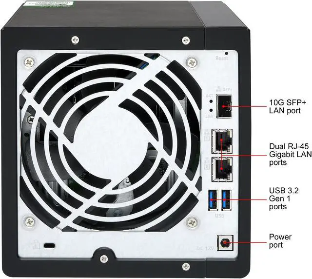 Alt view image 12 of 12 - QNAP TS-431KX-2G-US Diskless System Network Storage