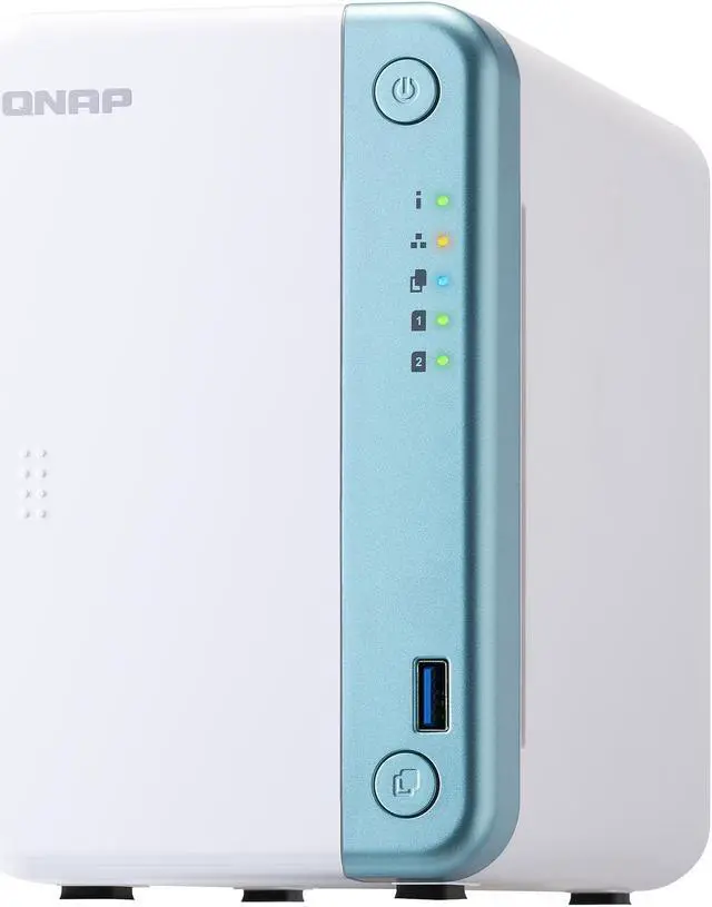 Alt view image 2 of 12 - QNAP TS-251D-2G-US Diskless System Network Storage