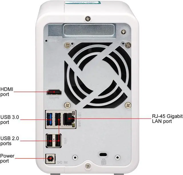 Alt view image 12 of 12 - QNAP TS-251D-2G-US Diskless System Network Storage