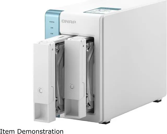Alt view image 12 of 12 - QNAP 2-Bay Personal Cloud NAS for Backup and Data Sharing 4-core 1.7GHz 1GB RAM w/ Lockable Drive Tray TS-231K-US