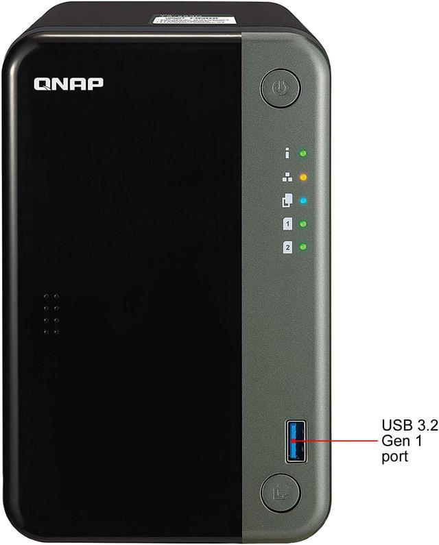 QNAP TS-253D-4G-US Diskless System Network Storage Desktop NAS