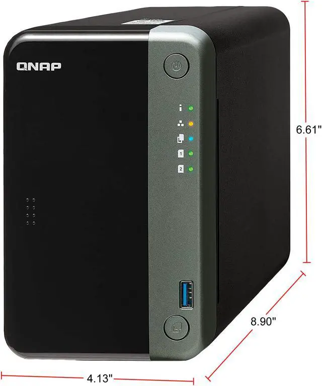 Alt view image 5 of 12 - QNAP TS-253D-4G-US Diskless System Network Storage