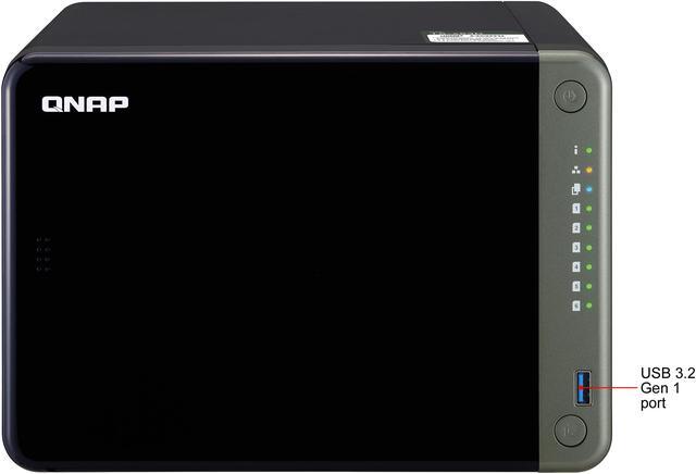 Alt view image 4 of 10 - QNAP TS-653D-4G-US Diskless System Network Storage