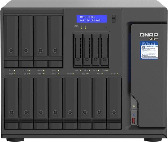 Alt view image 5 of 6 - QNAP TVS-H1688X-W1250-32G-US Diskless System Network Storage