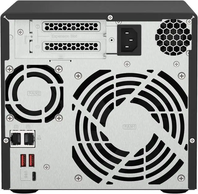 Alt view image 8 of 9 - QNAP TS-473A-8G-US 4 Bay Ryzen Desktop NAS (Diskless)