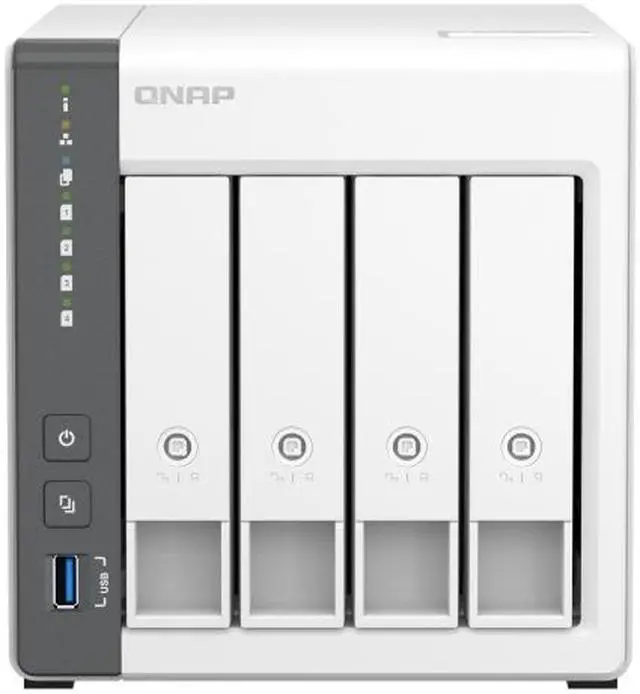 Alt view image 4 of 5 - QNAP TS-433-4G-US 4 Bay NAS Diskless System Network storage