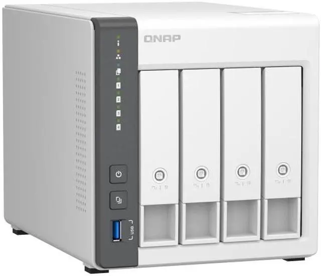 Alt view image 5 of 5 - QNAP TS-433-4G-US 4 Bay NAS Diskless System Network storage