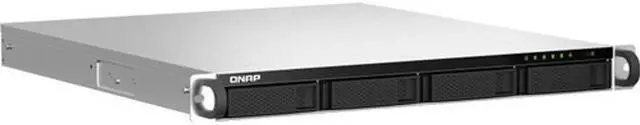 Alt view image 2 of 4 - QNAP 1U 4-Bay Rackmount NAS (Intel Celeron N5105/N5095 4-Core/4-Thread Processor, 8GB)